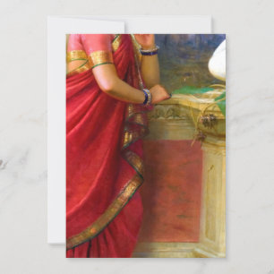 Raja Ravi Varma - Hamsa Damayanti Inbjudningar