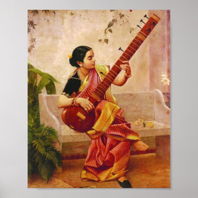 Raja Ravi Varma - Kadambari Poster (Framsidan)