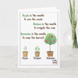 Rajab - Holy Month Blessings Kort