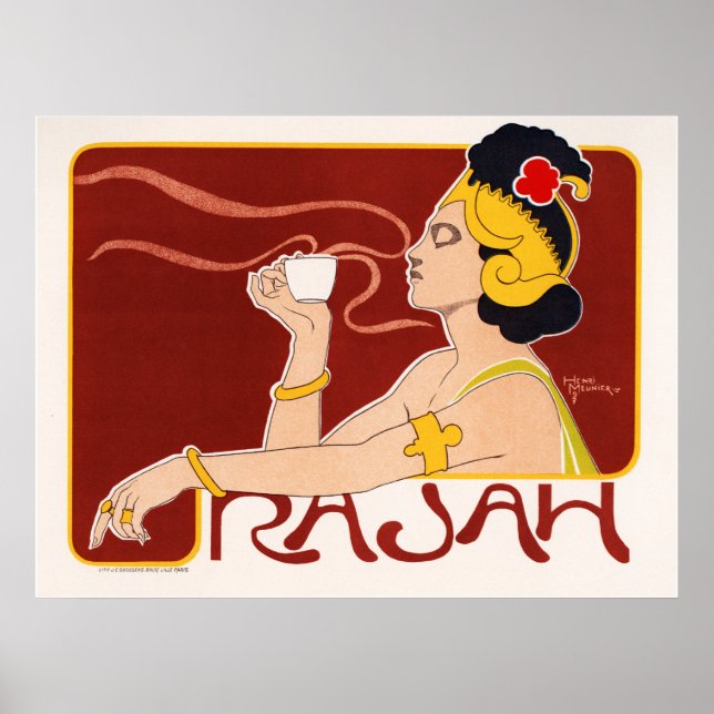 Rajah, Henri Meunier Poster (Framsidan)