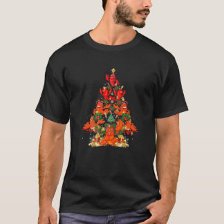 Rajapräkor Julafton Träd Ornament Seafood Kärlek T Shirt