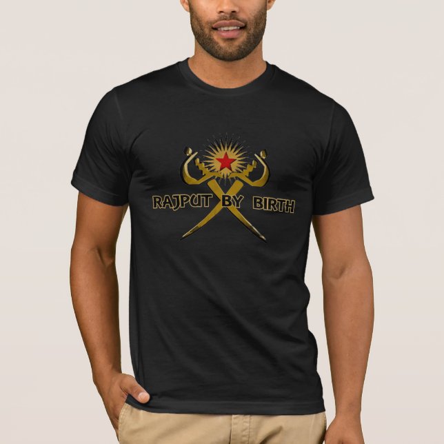 Rajput vid födelseSol-Stjärnan Tee Shirt (Framsida)
