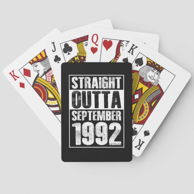 Rak 1992 29:e födelsedagen casinokort (Baksidan)
