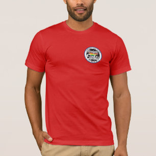 Rak 88 T-skikt (fram- och baksida-Logotyp) T Shirt