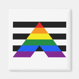 Rak Ally-Flagga Magnet