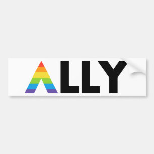 Rak Ally LGBTQ Rainbow LGBT Bildekal