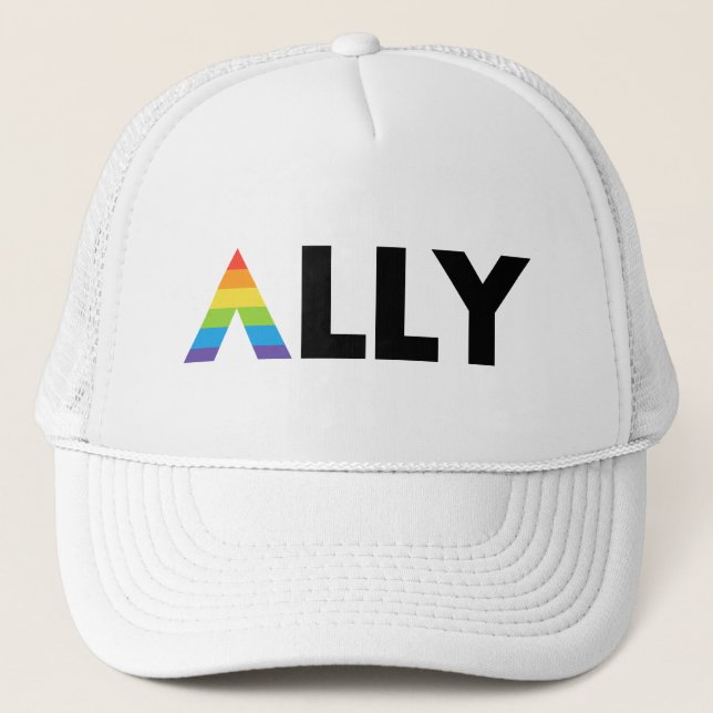 Rak Ally LGBTQ Rainbow LGBT Keps (Framsida)
