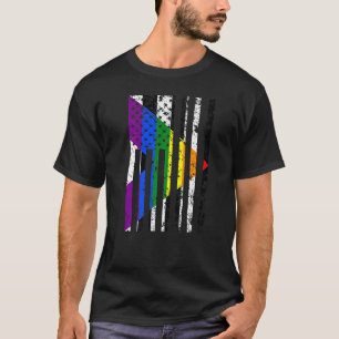 Rak Ally Pride Flagga Usa Rak Ally Flagga T Shirt