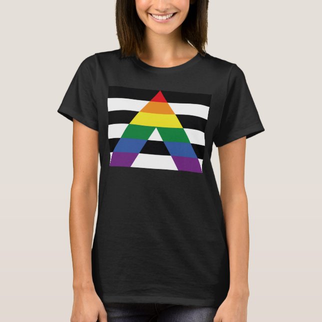RAK BUNDSFÖRVANT %PIPE% LGBTQ+ T SHIRT (Framsida)