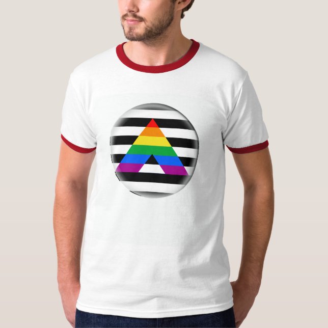 Rak bundsförvantpride tee shirt (Framsida)