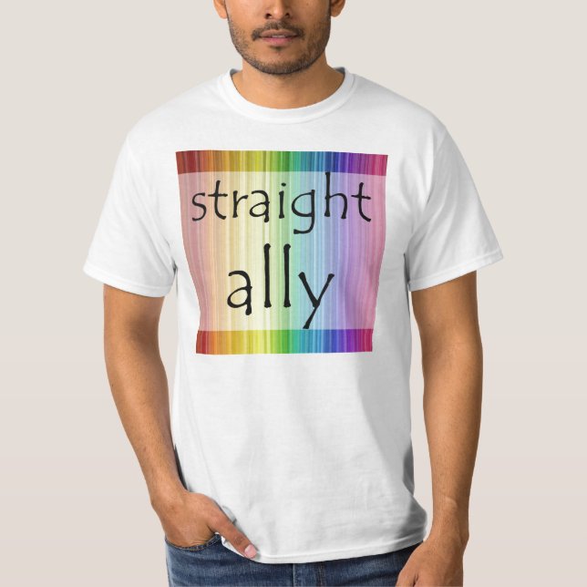 Rak bundsförvantskjorta t-shirt (Framsida)