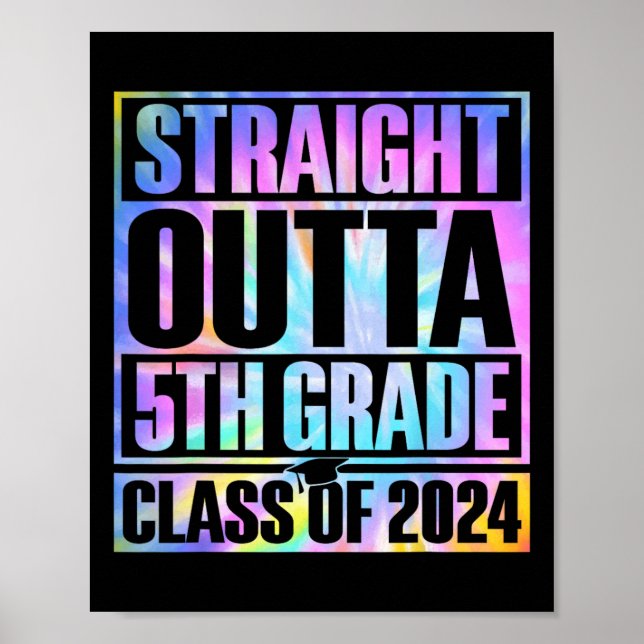 Rak dagstidning 5:e Klass Studenten Cl 2024 Poster (Framsidan)