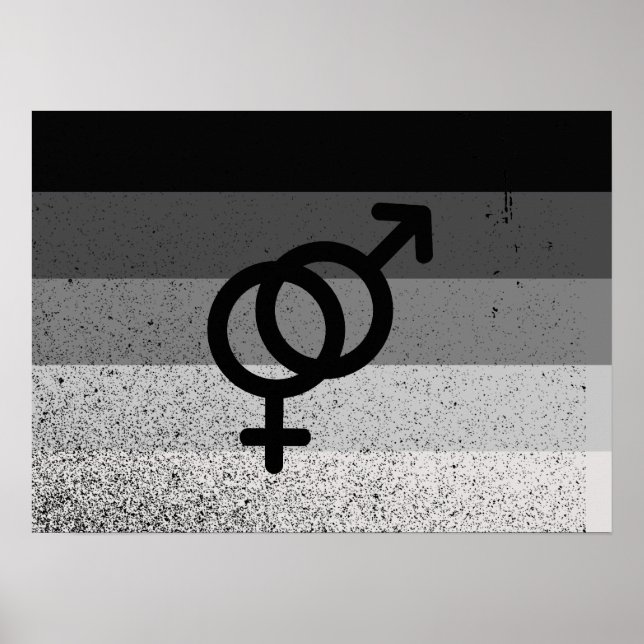 RAK FLAGG ORIGINAL MED SYMBOL -.png Poster (Framsidan)