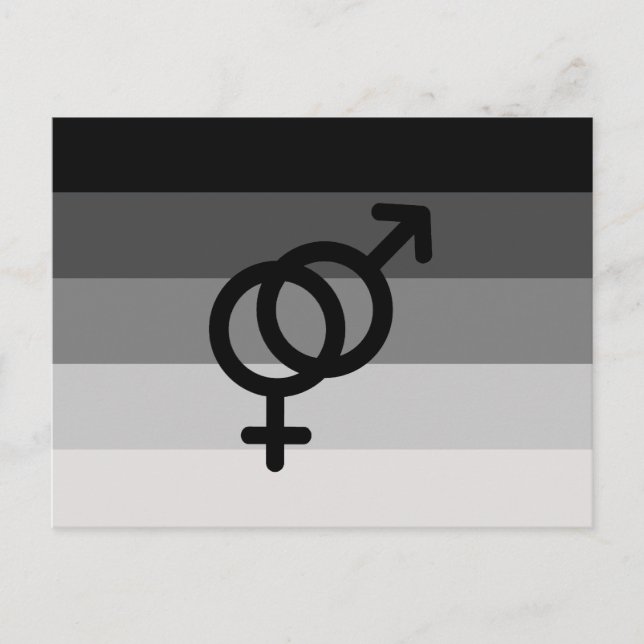 RAK FLAGG ORIGINAL MED SYMBOL -.png Vykort (Framsida)