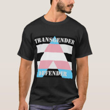 Rak flagga för bundsförvantTransgenderförsvarare
