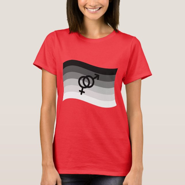 RAK FLAGGA MED SYMBOL TEE SHIRT (Framsida)