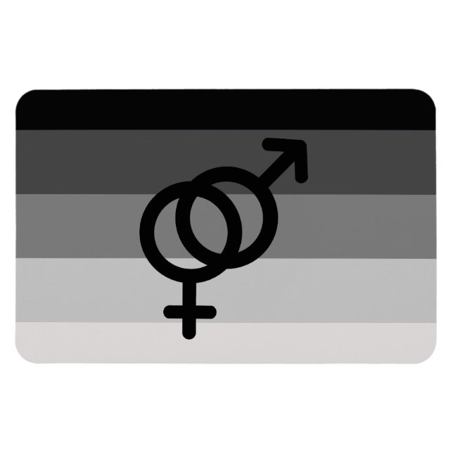 RAK FLAGGA ORIGINAL MED SYMBOL -.png Magnet (Horisontell)