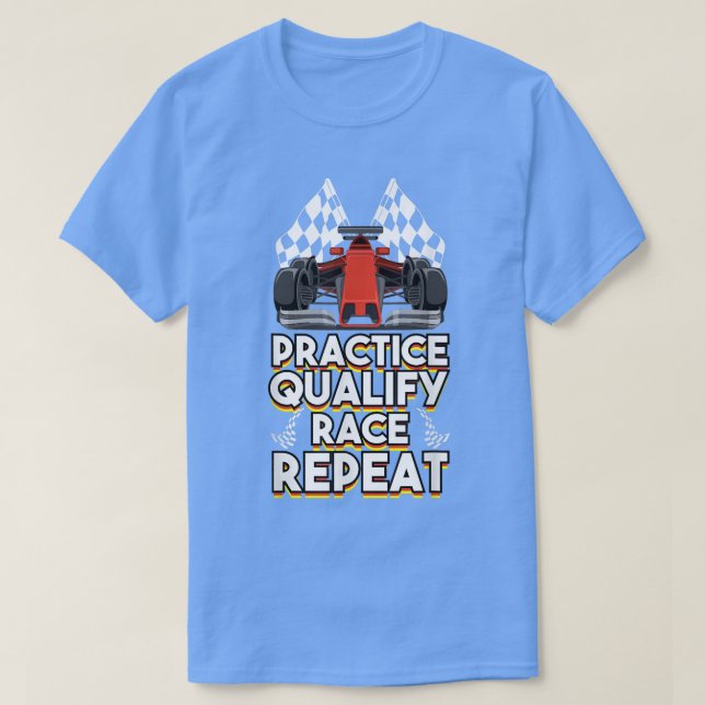 Rak för Tävla av öppen hjulformel T Shirt (Design framsida)