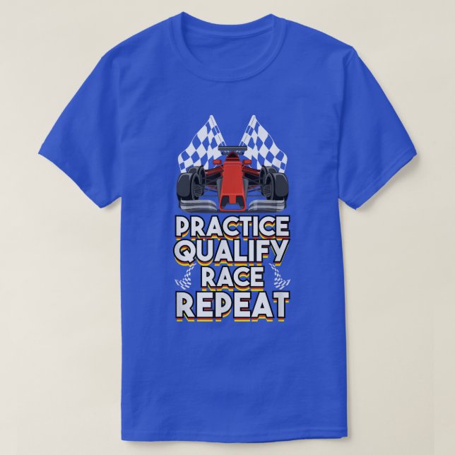 Rak för Tävla av öppen hjulformel T Shirt (Design framsida)