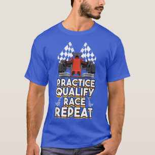 Rak för Tävla av öppen hjulformel T Shirt