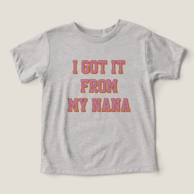 Rak från Nana T-Shirt (Design Framsida)