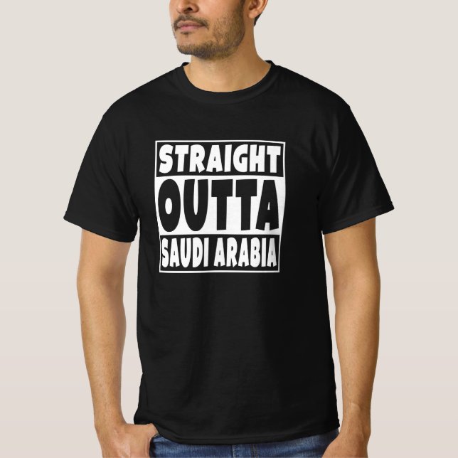Rak gåva från Saudiarabien till Saudiarabien T Shirt (Framsida)