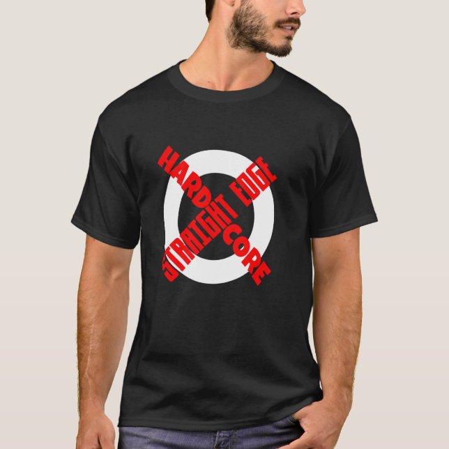Rak Kant med hård kärna - Motivering - arbetsoffer T Shirt (Framsida)