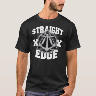 Rak kantkompassskjorta t-shirt