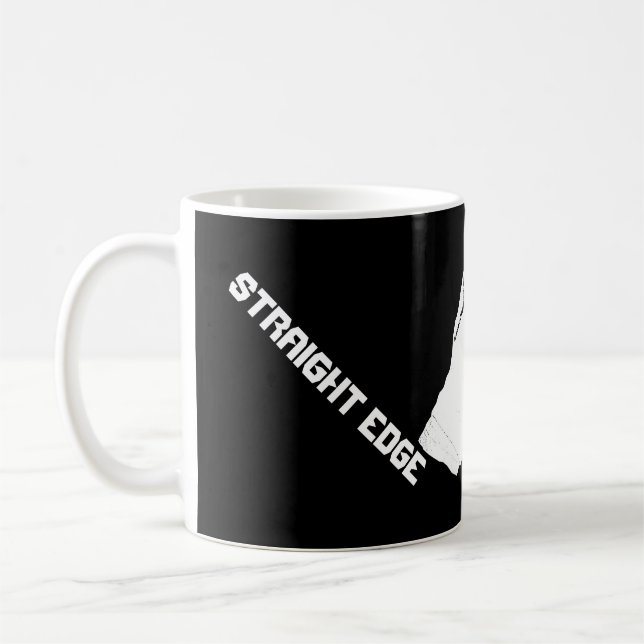 Rak kantmugg kaffemugg (Vänster)