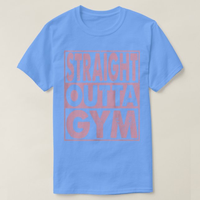 Rak kvinnoutta Gym Fitness Women Training B T Shirt (Design framsida)