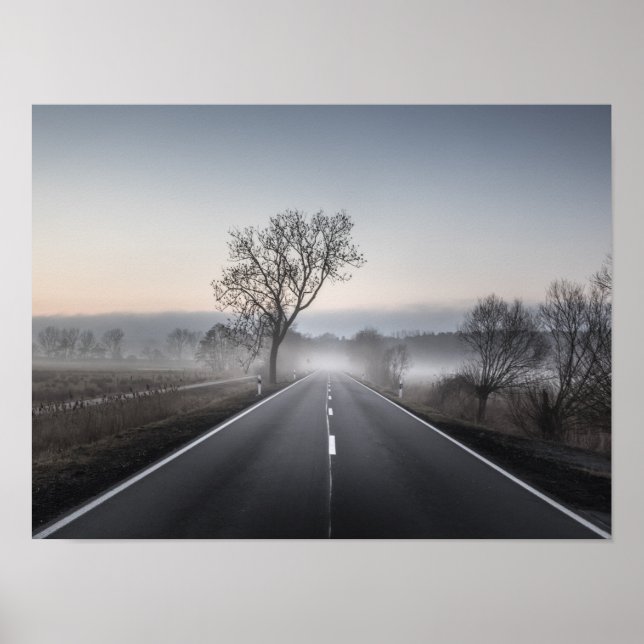 Rak land-väg poster (Framsidan)