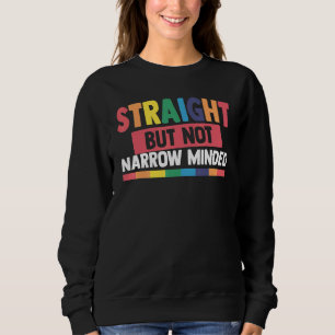 Rak men inte smal Lesbisk för kortväxtsskydd (LGBT T Shirt