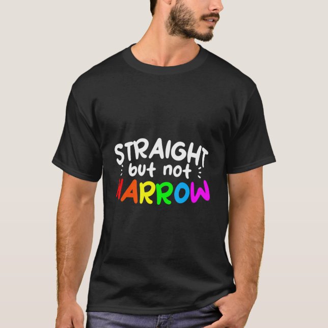 Rak men inte smal t shirt (Framsida)