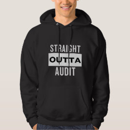 Rak mörk av revisionsversion hoodie