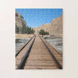 Rak nere på linjen - Järnvägspussel Pussel