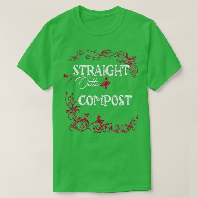 Rak Output Compost-tröja  T Shirt (Design framsida)