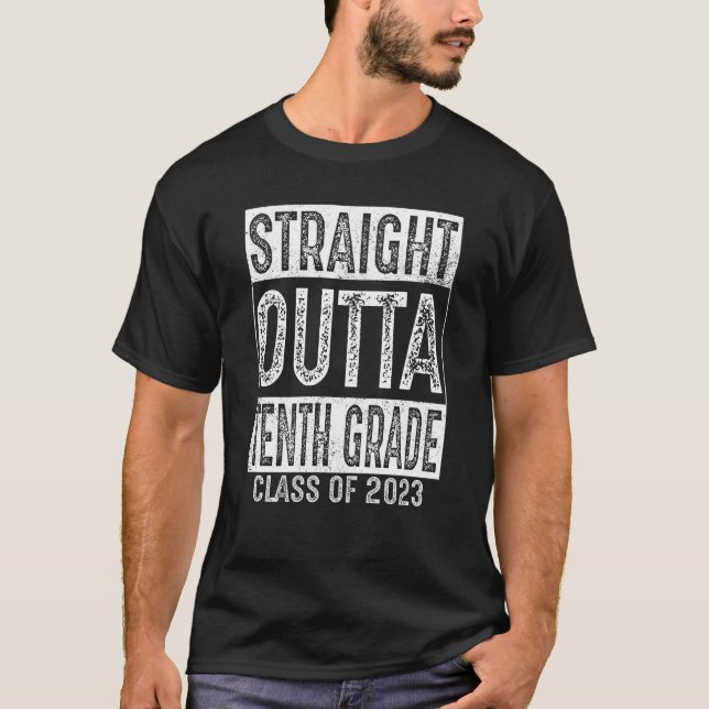 Rak Outta 10:e Klass-klass 2023 10:e Klass G T Shirt (Framsida)