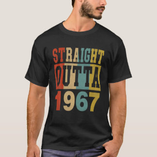 Rak Outta 1967 54:e födelsedagen 54 år gammal pojk T Shirt