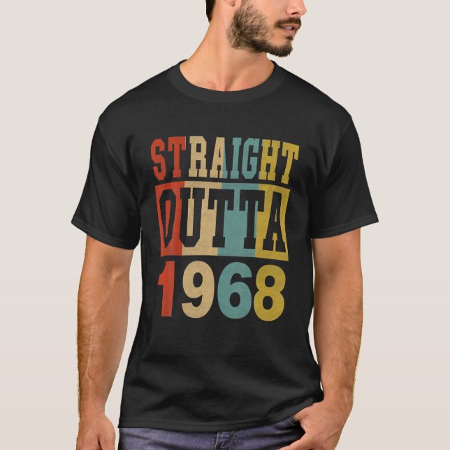 Rak Outta 1968 53Rd Birthday 53 Years Boy T Shirt (Framsida)