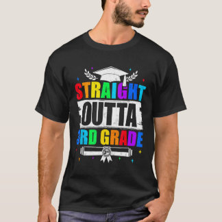 Rak Outta 3:e Klass Studenten-graderad Kid T Shirt