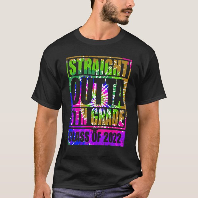Rak Outta 5:e Klass-klassen 2022 Studenten T Shirt (Framsida)