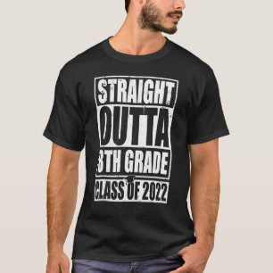Rak Outta 8th Klass, klass 2022 Grad Gradua T Shirt