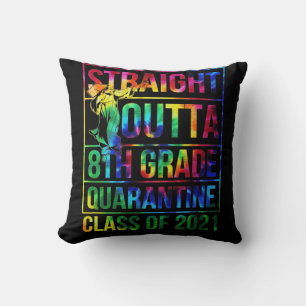 Rak Outta 8th Klass Studenten, klass 2021 Kudde