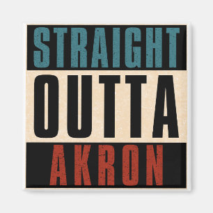 Rak Outta Akron Ohio OH Magnet