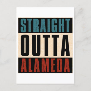 Rak Outta Alameda California CA Vykort