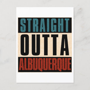 Rak Outta Albuquerque New mexico NM Vykort