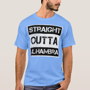 Rak Outta Alhambra City California Vintage Di T Shirt