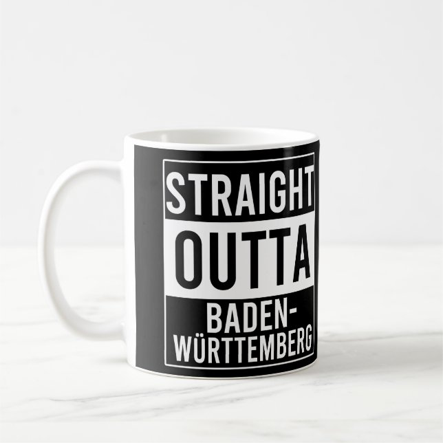 Rak Outta Baden-Württemberg Kaffemugg (Vänster)