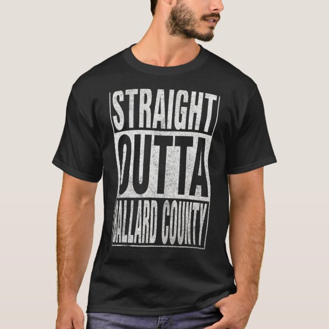 RAK OUTTA BALLARD COUNT Coola Home Quote T Shirt (Framsida)