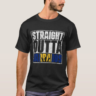 Rak Outta Barbados Flagga T Shirt